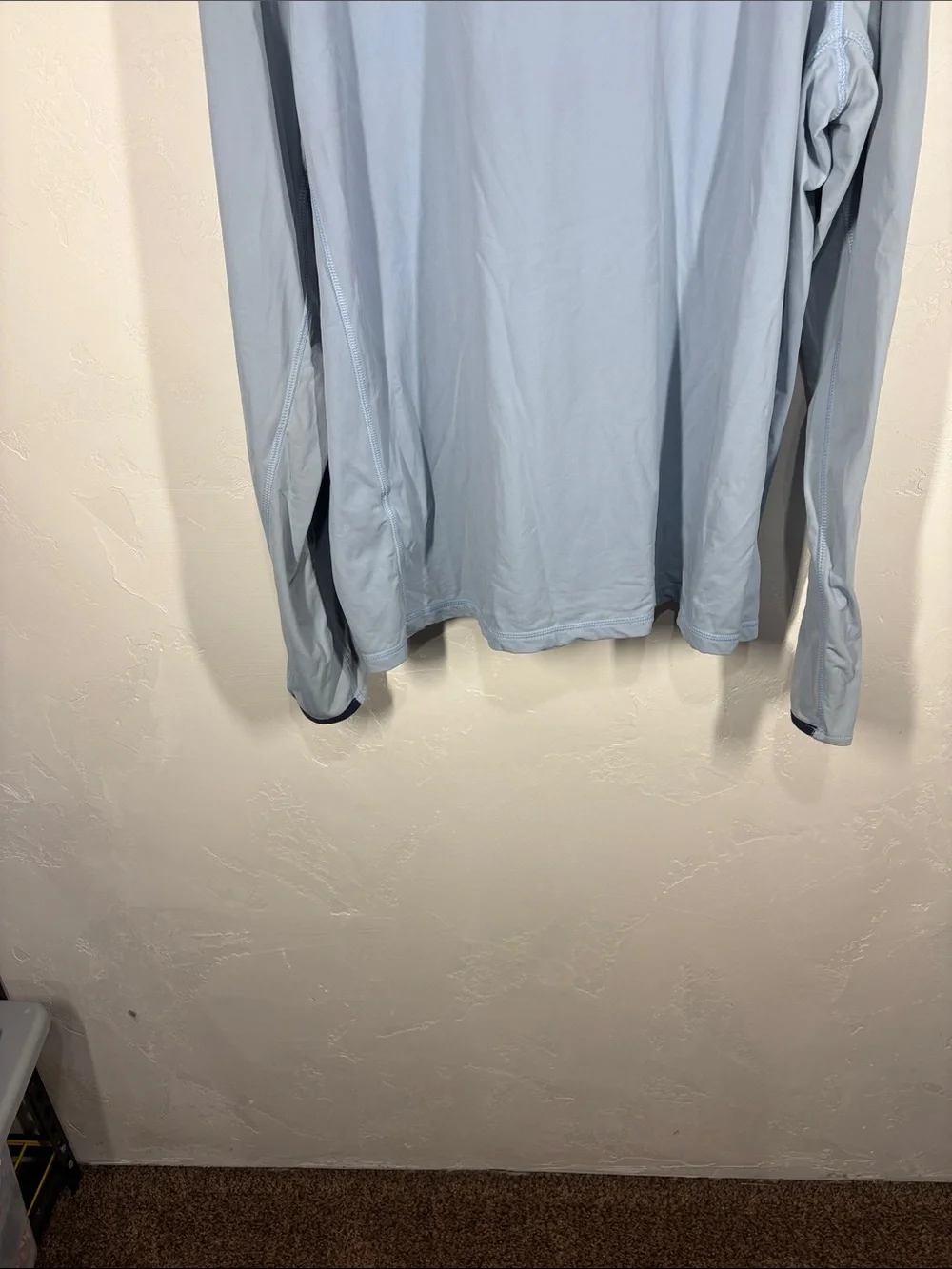 Greyson Light Blue Quarter-Zip Performance Pullover size XL